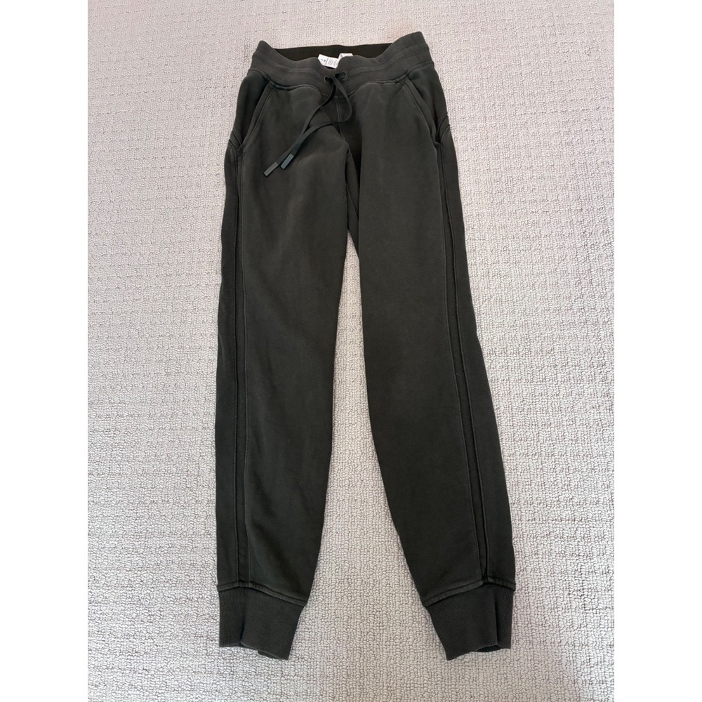 Lululemon Olive Green Loungeful High Rise Relaxed Fit Jogger Sweatpants‎ Womens - Picture 2 of 7